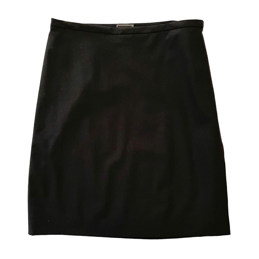 Istante Womens Wool Blend Black Skirt Size S Lined